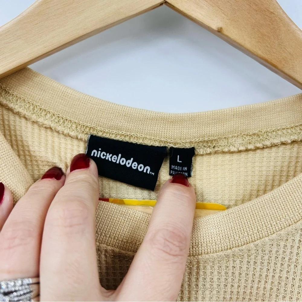 Nickelodeon Spon Thermal Crop Top Juniors‎ Large New with Tags - Picture 4 of 5